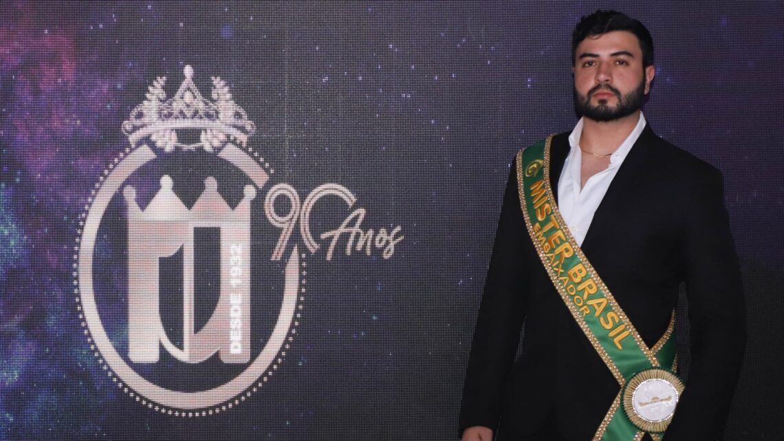 Raphael Carpejane é eleito Embaixador do Mister Brasil junto ao Beleza do Bem